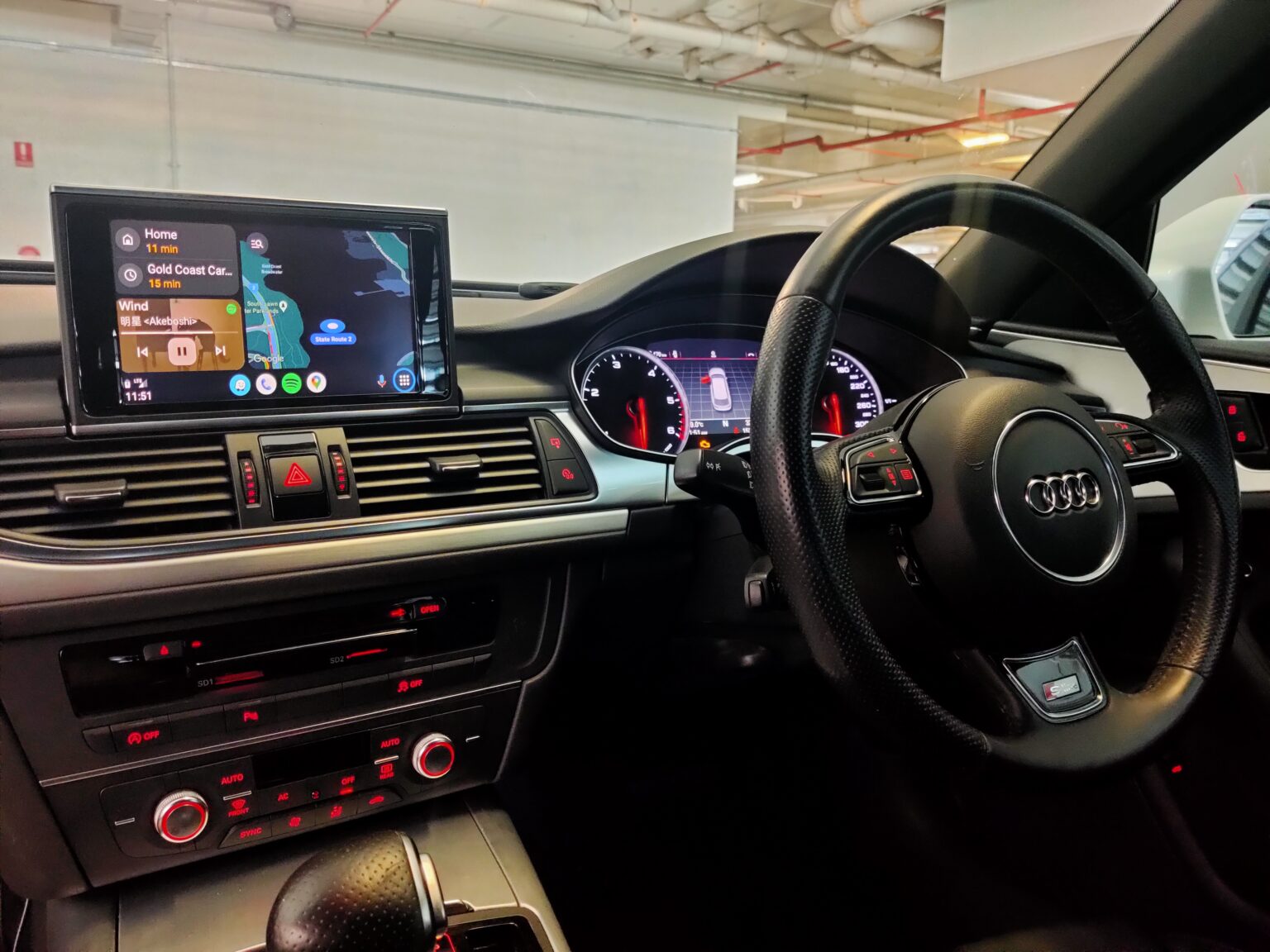 Audi A6 Android Auto upgrade