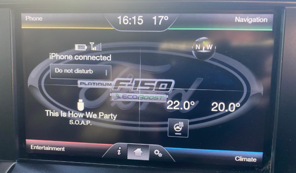 Ford F150 - Home Screen